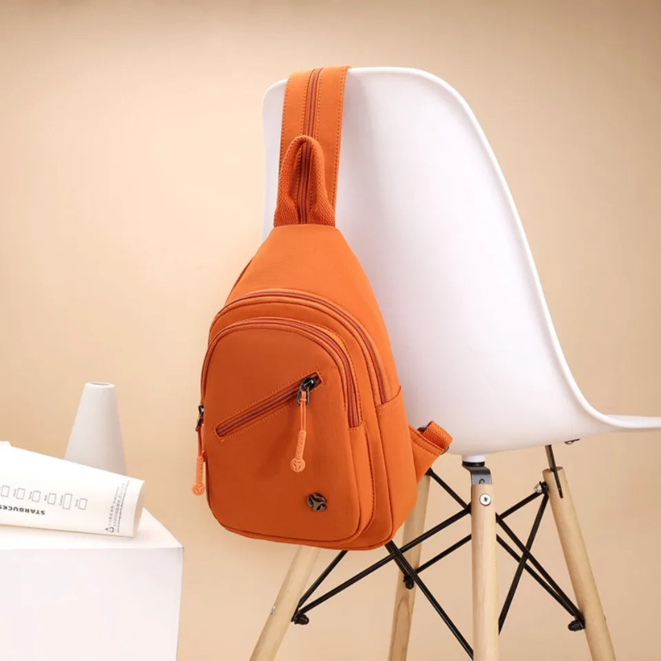 Waterproof Nylon Women Chest Shoulder Bags for Female Crossbody Sac Ladies Crossbody Bags Lightweight Girls Messenger Travel Bag