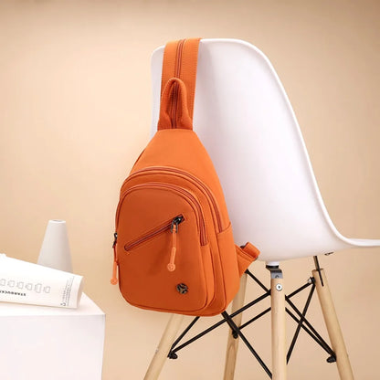 Waterproof Nylon Women Chest Shoulder Bags for Female Crossbody Sac Ladies Crossbody Bags Lightweight Girls Messenger Travel Bag