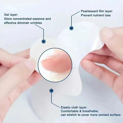 Hydrogel Smile Lines Patch Reduce Fne Lines Lifting Sagging Improve Dry Rough Smooth Enhance Skin Elasticity Moisturizing Care