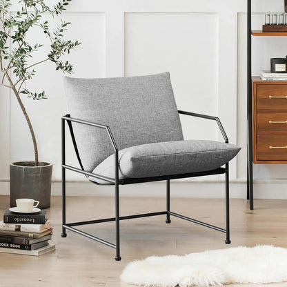 Accent Chair Living Room Chairs Accent Chairs Set of 2 Comfy Reading Chair for Bedroom Upholstered Lounge Chair Mid Century Badiee Stylez