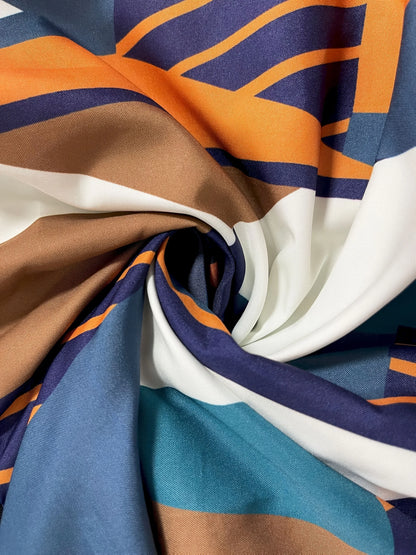 Women's Summer Sleeveless Dress, Color - Blocked Pattern with Belted Waist, Ideal Vacation Outfits Women, Flowy Dress Summer