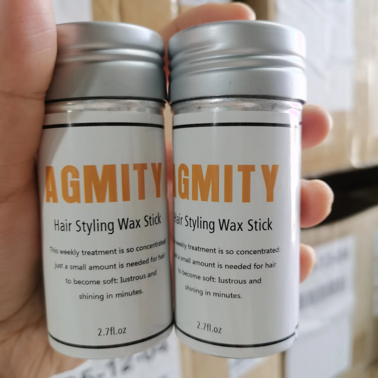 Hair Wax Stick Long Lasting Waterproof Portable Finishing Broken Hair Stick Hair Styling Tool