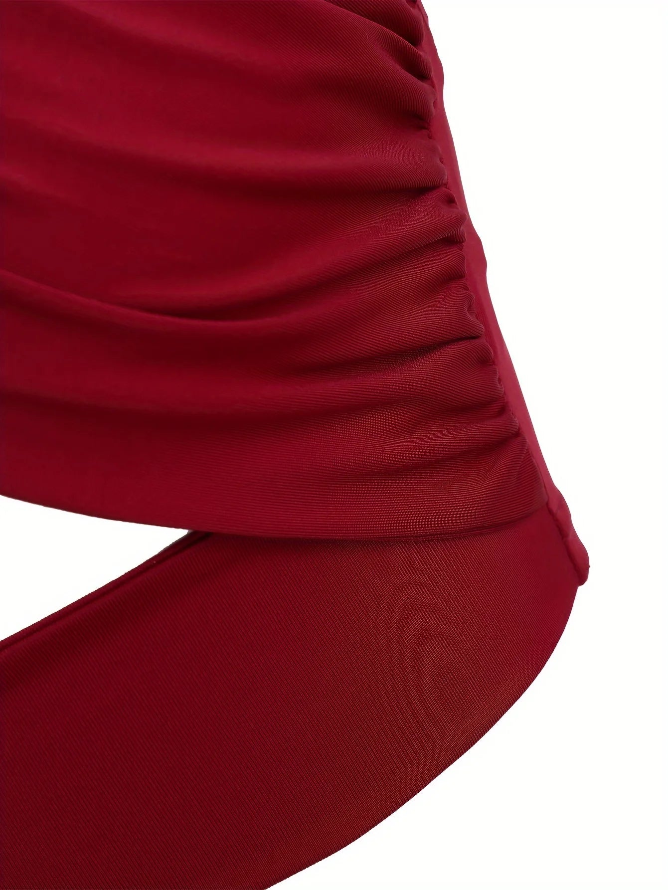 Europe and the United States solid color hanging neck small tube top hollowed out umbilical slim hot girl suspender vest