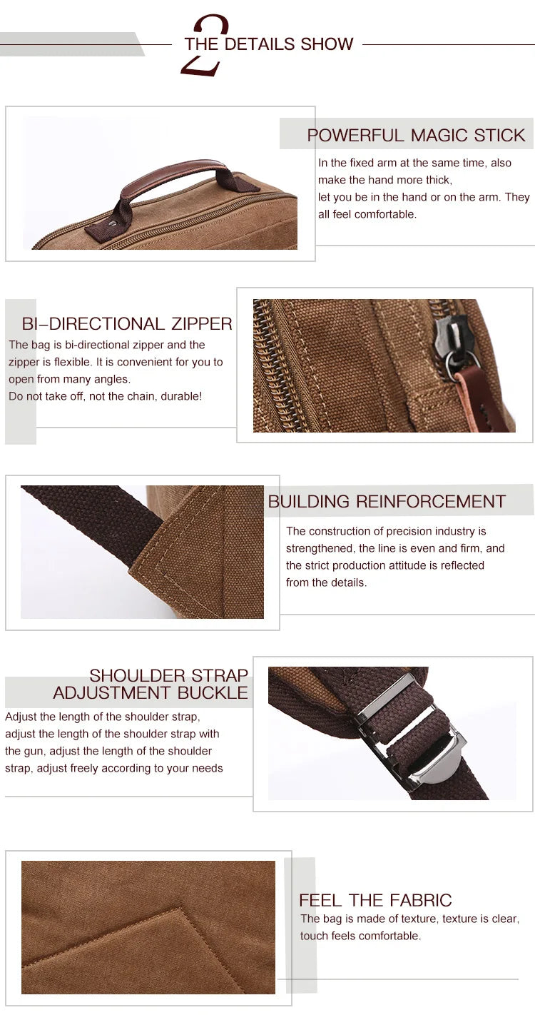 Vintage Canvas Backpack Men Large Capacity Travel Shoulder Bag High Quality Students Bag Male notebook 15 inch Laptop Backpack