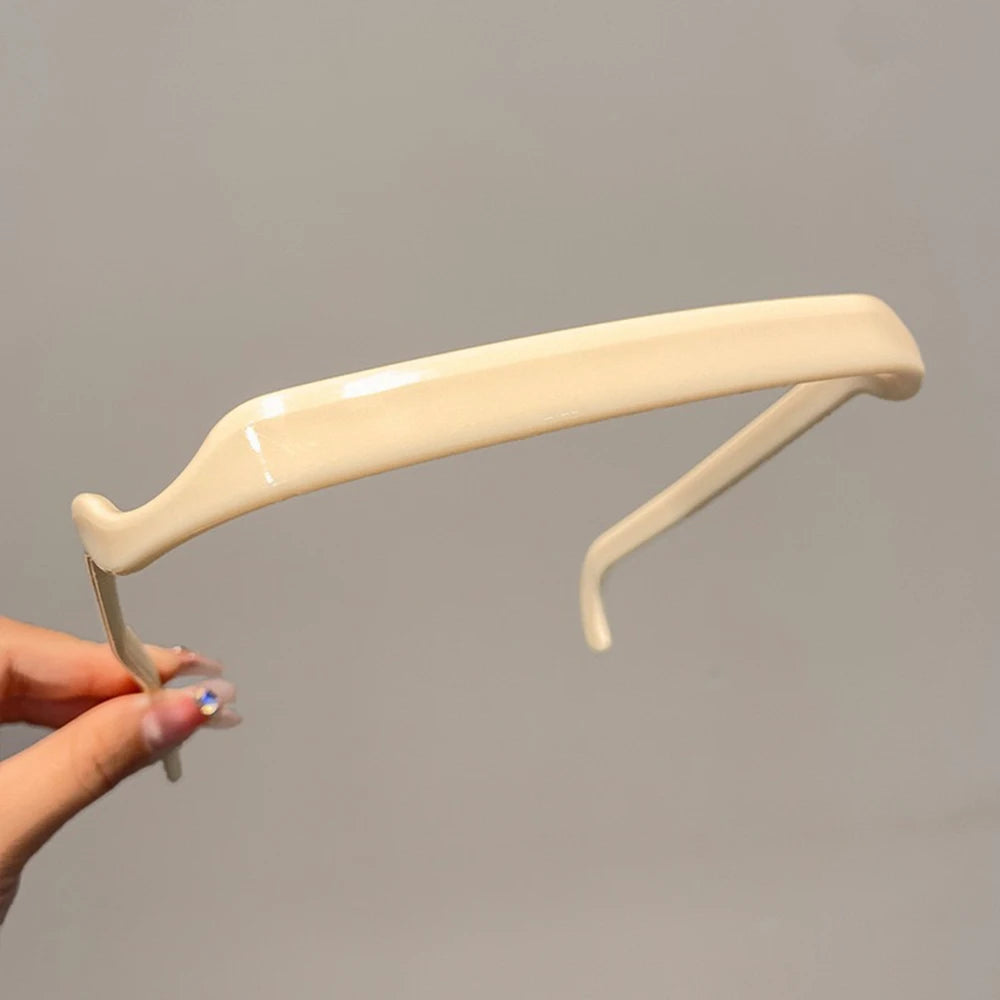 1/3pcs Women Square Glasses Headband Coloful Invisible Fixed Hair Clips Wave Curly Hair Ties Temples Headband Accessories