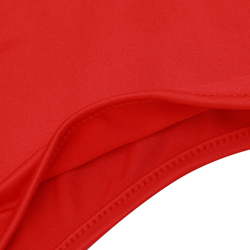 Sexy One Piece Bodycon Bodysuit Short Sleeve O Neck Open Basic White Black Red Overalls Women Body Top Skinny Rompers Female