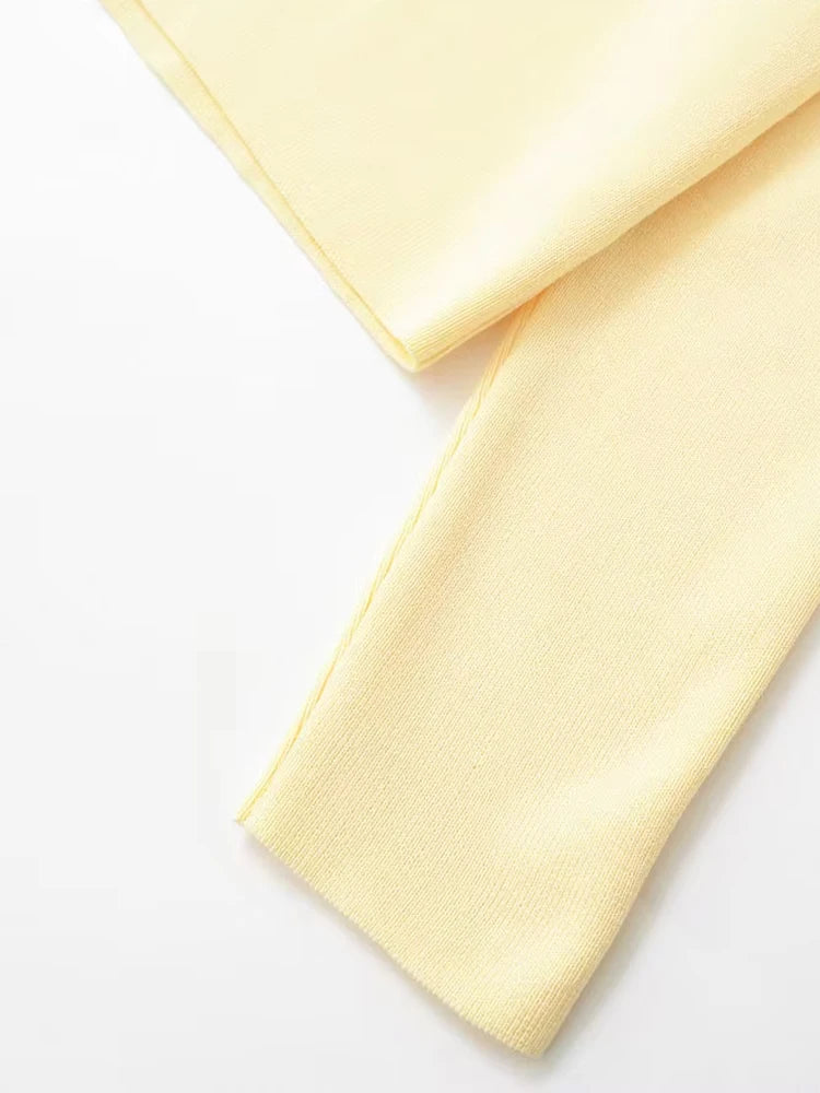 TRZA Women's Knit Cardigan Sweater O-Neck Long Sleeve Chic Outerwear Fashion Front Button Female Top