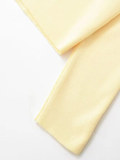 TRZA Women's Knit Cardigan Sweater O-Neck Long Sleeve Chic Outerwear Fashion Front Button Female Top