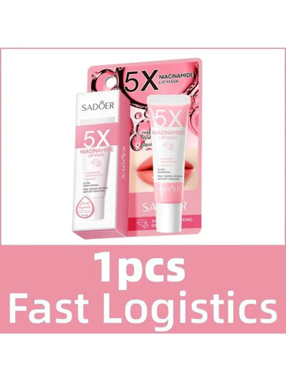 Exfoliating Lip Treatment Mask Gloss - Lightening Melanin Dark Lip Balm Remove Pink Moisturizing Reduce Lip Lines Improve Drynes 1PCS