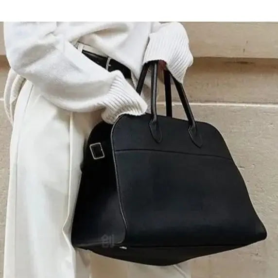 Handbag Tote Tote Commuter Leather Large Capacity Computer Bag White Soft Breathable Handbags Traveling
