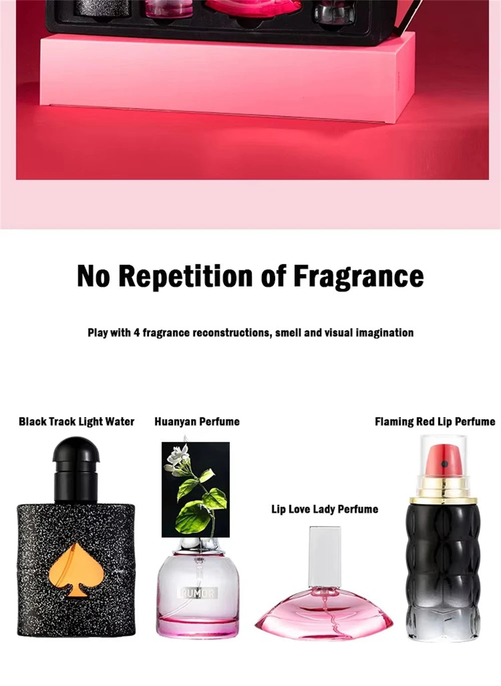 Private Brand Perfume Women Eau De Parfums Dames 105ml Perfumes De Mujer Originales Gift Box 4Pcs Set Natural Floral Scent Spray Badiee Stylez