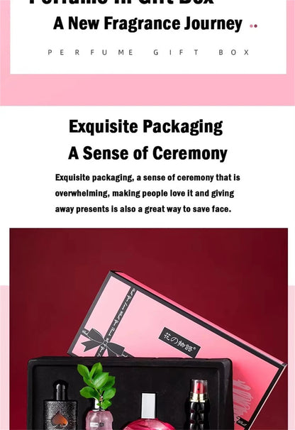 Private Brand Perfume Women Eau De Parfums Dames 105ml Perfumes De Mujer Originales Gift Box 4Pcs Set Natural Floral Scent Spray Badiee Stylez