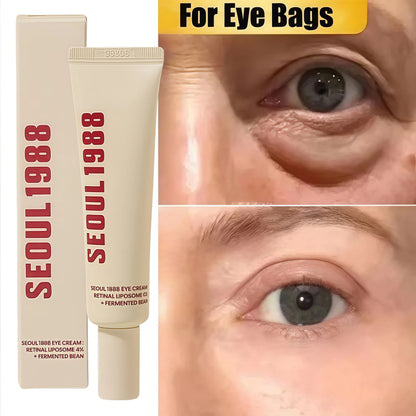 SEOUL 1988 Eye Cream Niacinamide 2% Retinal Acid Ginseng Serum Lighten Fine Lines Firming Pores Brightening Face Korean Skincare 1pc- Eye Cream
