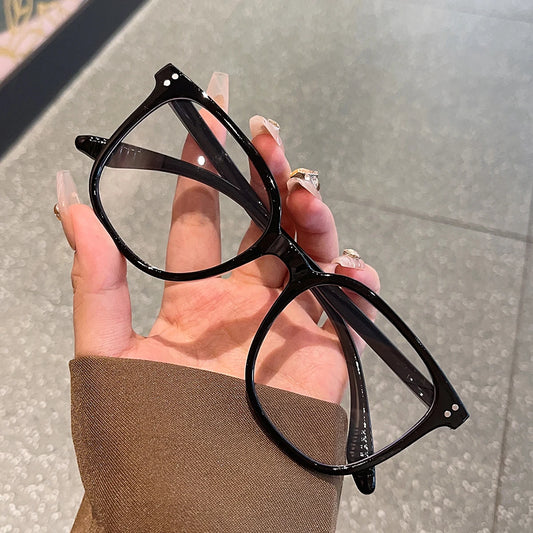 1Pc/3Pcs/4Pcs/6Pcs European and American Classic Popular Square Frame Glasses Set Men's and Women's Fashion Glasses Badiee Stylez