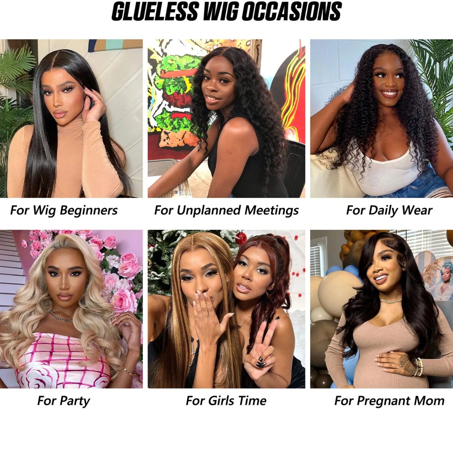 Platinum Blonde Long Wavy Synthetic Wig Free Part Loose Wave Natural Curly 13X4 Lace Front Wigs for Women Daily Party Cosplay Badiee Stylez