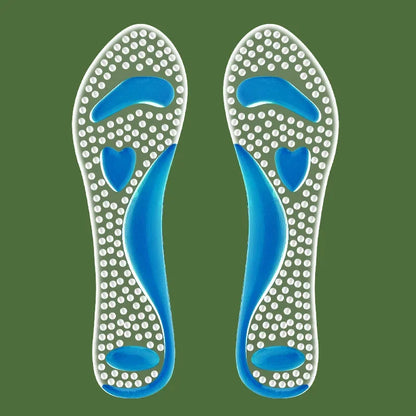 Anti Slip Sole Pads For High-Heels Arch Support Self-adhesive Sandals Insole Summer Comfortable Gel Insoles Silicone Cushion Blue CHINA