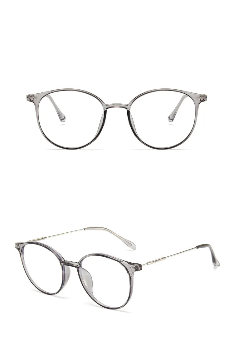 Men And Women Round Anti Blue Glasses Computer Frame Optical Lenses New Arrival 2023 Badiee Stylez