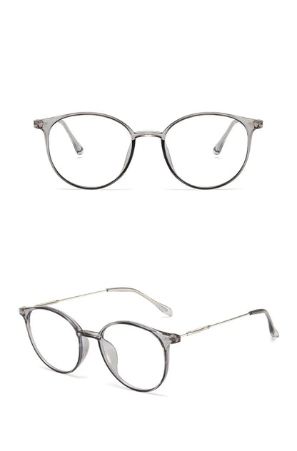 Men And Women Round Anti Blue Glasses Computer Frame Optical Lenses New Arrival 2023 Badiee Stylez