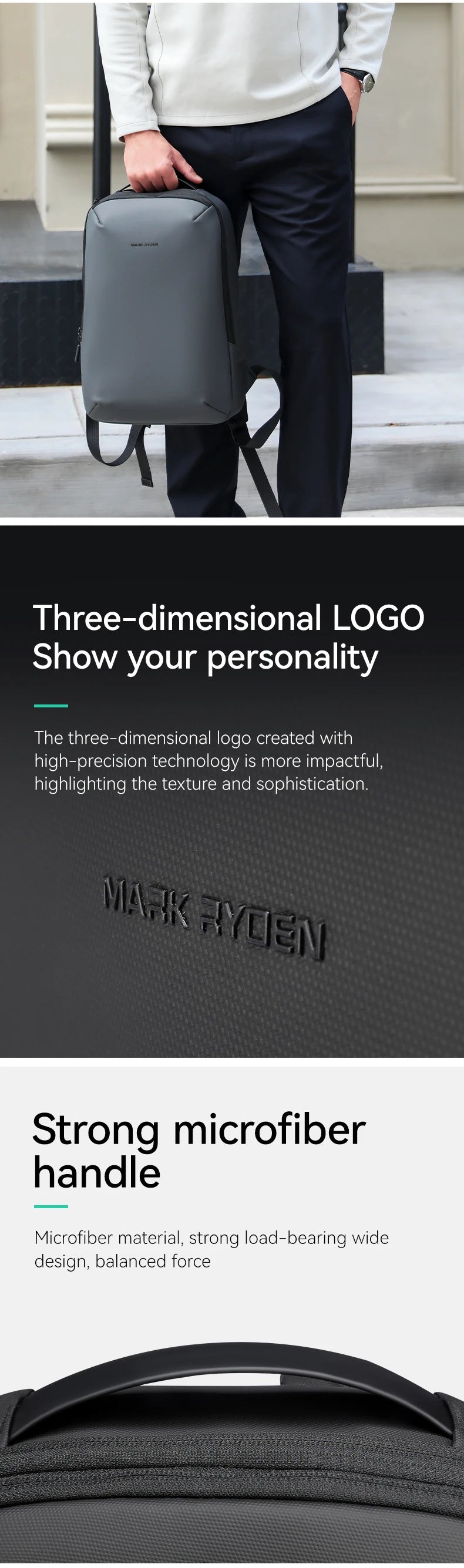 Mark Ryden 2025 new lightweight men's short distance travel high quality large capacity backpacks