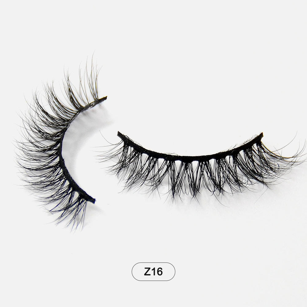 Dropshiping Makeup Mink Lashes Fluffy Soft Full Fake Eyelashes Natural False Eyelashes Wispy Lash Extension Z16 CHINA