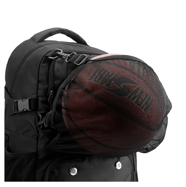 basketball sports backpack with shoe compartment man soccer bag boys football school bag black large capacity school backpack
