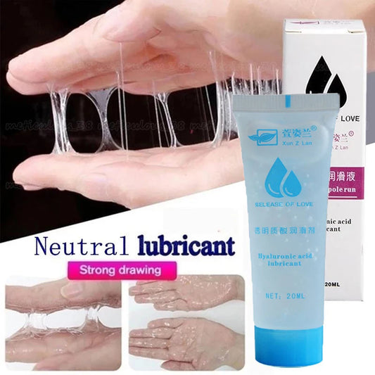 Water Based Lubricant for Sex Silk Touch Edible Anal Sex Lubricant Oral Gel Exciter for Women Orgasm Sex Lube Adult Cream