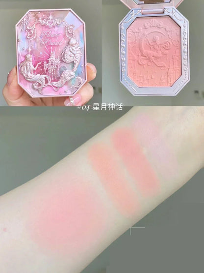 Flower Knows Cheek Blush Moonlight Mermaid Tri-Color Gradient Blusher in Matte Finish Vegan Cruelty Free Private Label Makeup 04