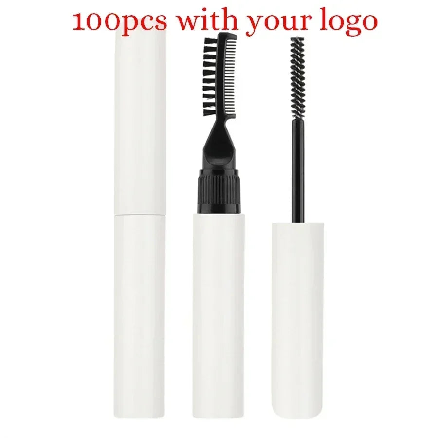 Private Label 8ml Eyebrow Gel Soap Custom Logo Waterproof Long-lasting Fast-dry White Pink Tube Bulk Makeup Cosmetic Beauty 100pcs with logo