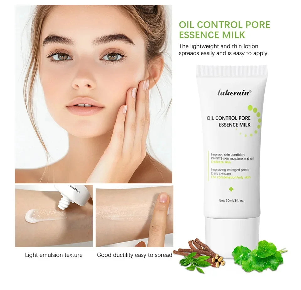 Salicylic Acid Pore Shrinking Cream Reduce Large Pore Tighten Refining Face Repair Rough Dull Pore Brighten Moisturize Skin Care
