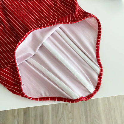 SINGREINY Summer Corset Stripe Tank Top Women Tie Strapless Chic Backless Hotsweet Camis 2025 Streetwear Club Sexy Mini Top