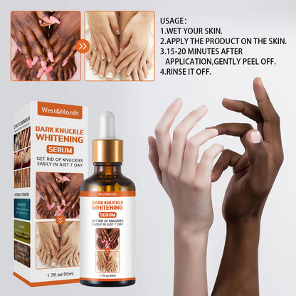 WEST MONTH Darkening Beauty Serum Effectively Moisturizes Skin Makes Skin Smoother Tender Moisturizing Exfoliates Evens Skin 50g