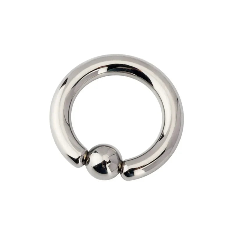 ASTM F136 Titanium Captive Bead Rings PIERC Nose Ring large size Earring 12G 2mm 3mm BCR Hoop Rings punk Piercing Body Jewelry TB-1022 CHINA
