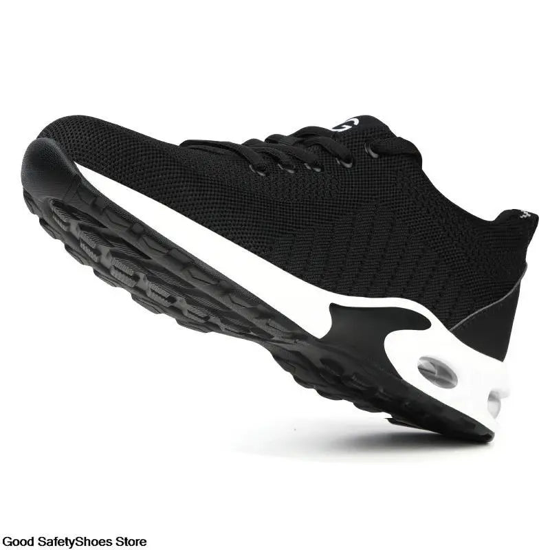 Steel Toe Safety Shoes Men Women Security Protection Work Shoes Lightweight Safety Boots Air Cushion Indestructible Shoes - Badiee Stylez