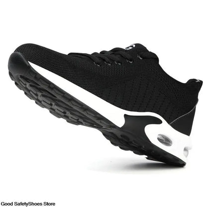 Steel Toe Safety Shoes Men Women Security Protection Work Shoes Lightweight Safety Boots Air Cushion Indestructible Shoes - Badiee Stylez