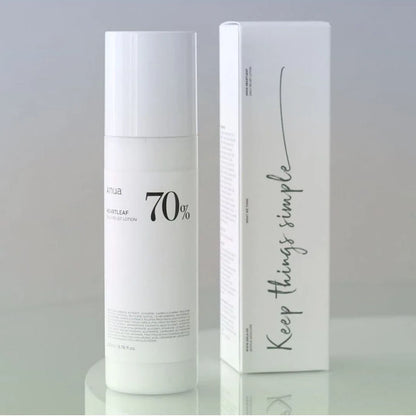 Anua Heartleaf 70 Lotion, Face Moisturizer with Hyaluronic Acid for Sensitive Skin, Lightweight, Korean Skin Care