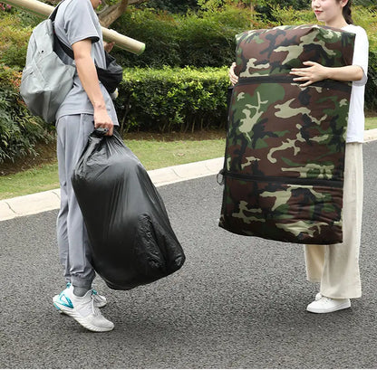 Camouflage Luggage Moving House Big Bag Thick Waterproof Oxford Cloth Moving Artifact Large Woven Storage Men's Travel Bag 180L