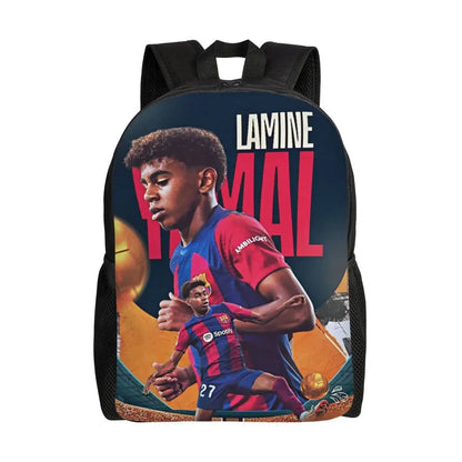 Lamine Y-Yamal Children Backpack for Kids Girls Boys Football Sports Backpacks Kawaii Daycare Child School Bag