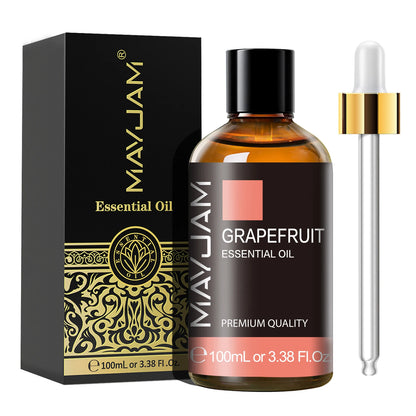 MAYJAM 1PCS 100ML Essential Oil with Dropper Sandalwood Lavender Eucalyptus Vanilla Aroma Oil For Humidifier Scent Candle Burner - Badiee Stylez
