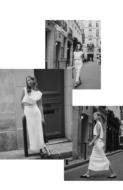 Summer New 100% Linen Sleeveless Crop Top Women's Loose Casual Solid Color Cute Tops Round Neck Minimalist Short T-Shirts