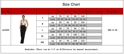 Elegent Office Lady Jumpsuits for Women Full Length Summer V Neck Sleeveless Blazer Jumpsuit High Waist Sexy Backless Jumpsuit Badiee Stylez