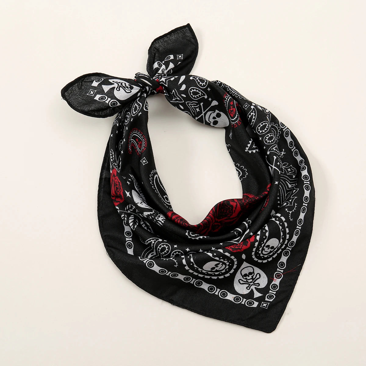 Bohemian Print Bandana Paisley Printed Headbands Hiphop Kerchief Outdoor Unisex Headband Wrist Wraps Face Mask Handkerchief FJ840-01