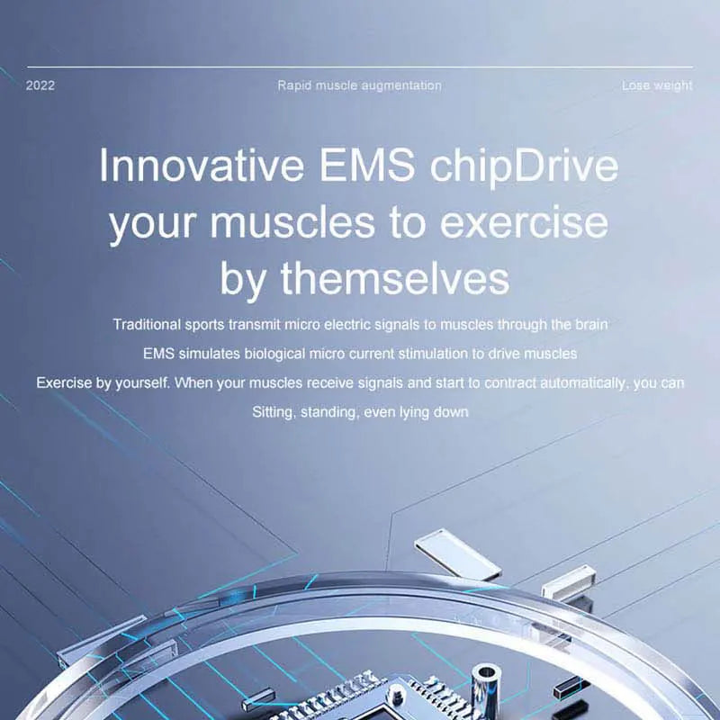 Abs Trainer EMS Abdominal Muscle Stimulator Electric Toning Belt USB Recharge Waist Belly Weight Loss Home Gym Fitness Equiment