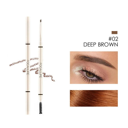 Wholesale FOCALLURE 4 Colors Ultra Fine Eyebrow Pencil Long-lasting Precise Eyebrow Enhancers Eye Brow Pen Makeup Cosmetics Deep Brown