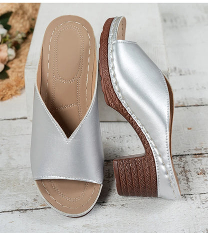Women's Sandals Summer 2025 Heels Sandalias Mujer Peep Toe Woman ShoesCSummer Footwear Women Heeled Slippers Luxury Heeled Shoes
