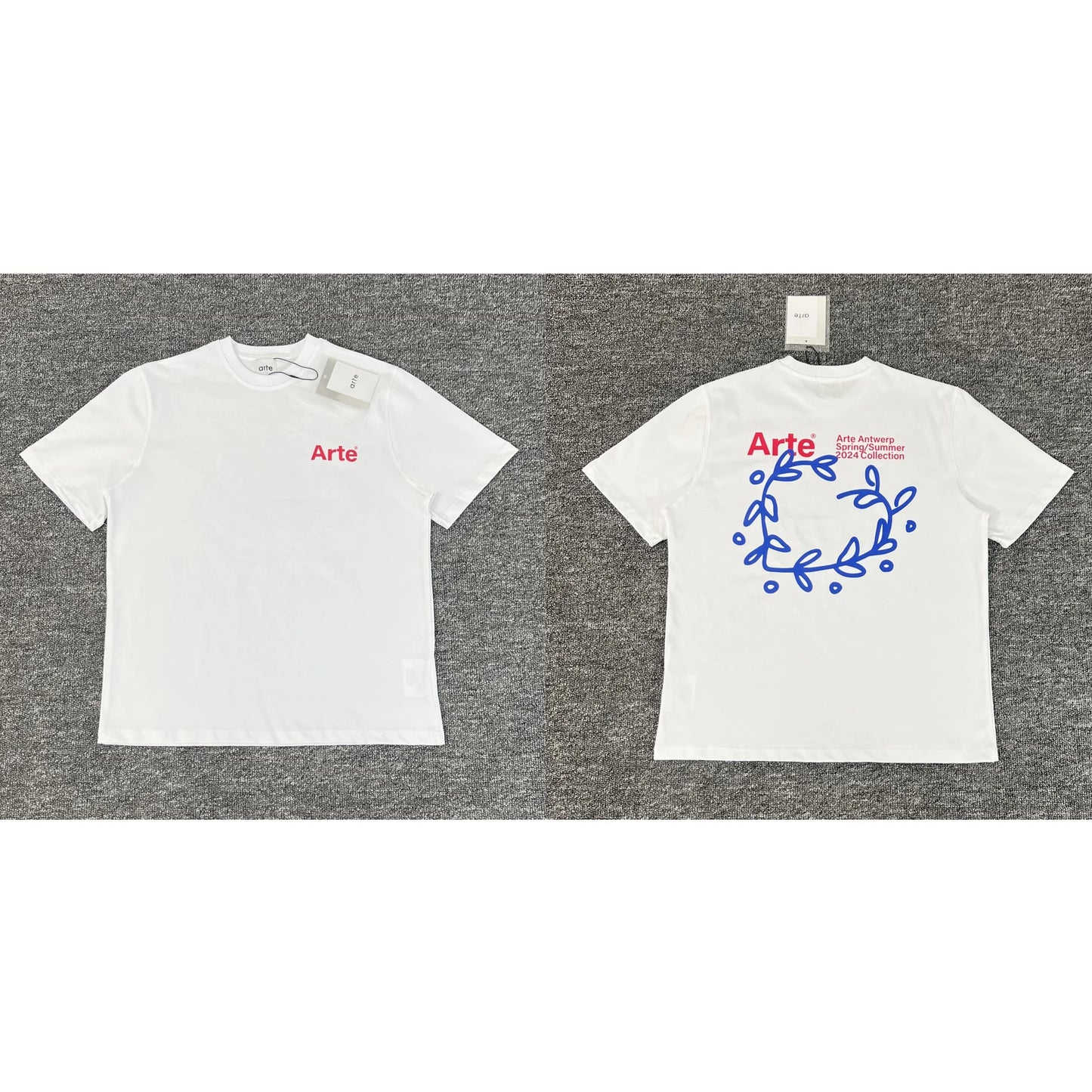 ARTE T-shirts Men Women Couples Streetwear High Quality Print Round Neck Short Sleeve Arte Top Tee One Day Shipped Out 4