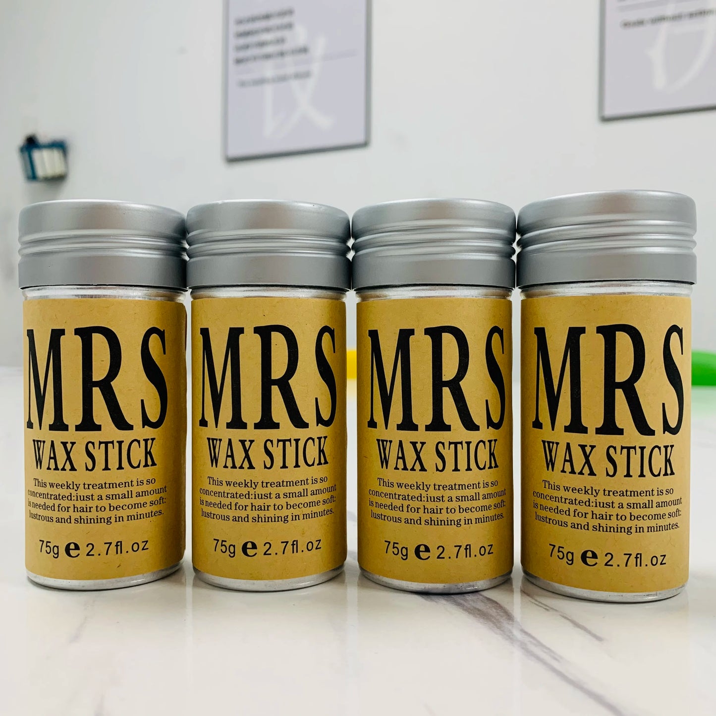 Hair Wax Stick Long Lasting Waterproof Portable Finishing Broken Hair Stick Hair Styling Tool