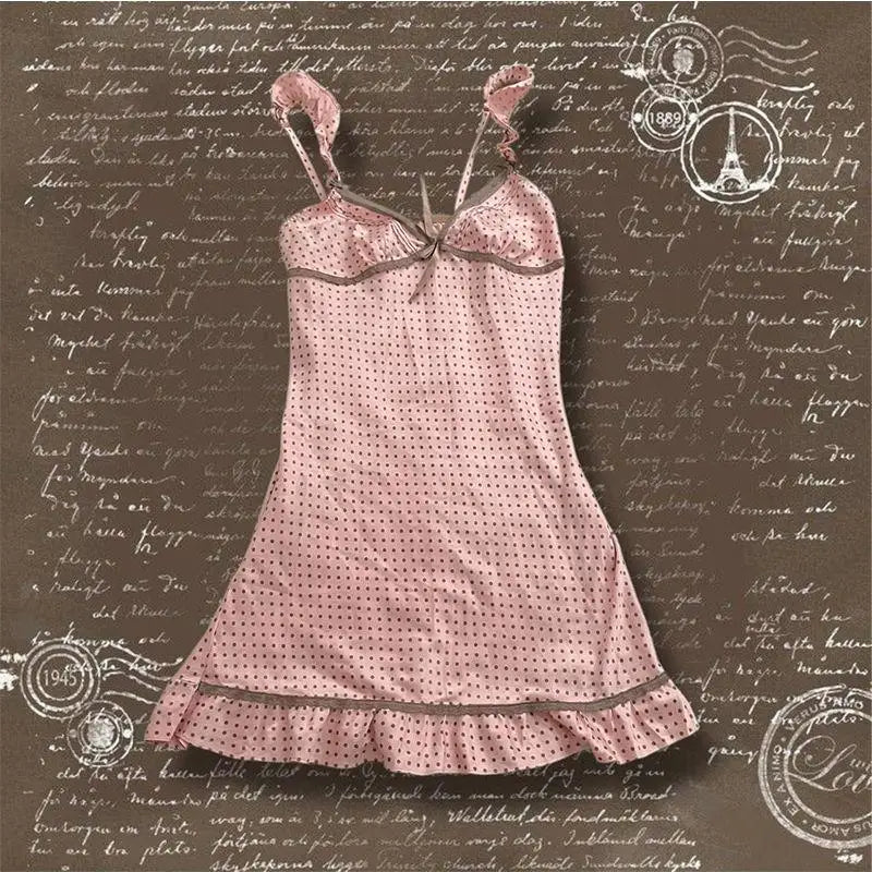 Sweet and versatile women's dress Y2K solid color square collar fairy tale kawaii commuting versatile ladylike punk women's tops pink