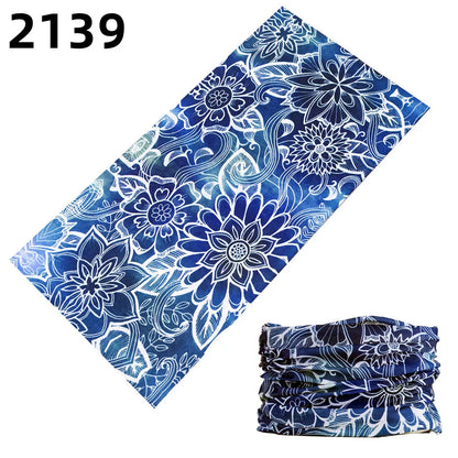 2101Unisex Climbing Hiking Scarf Sport Headwear Bandanas Motorcycle Turban Hand Band Magic Scarves Outdoor Cycling Headband Mask 2139