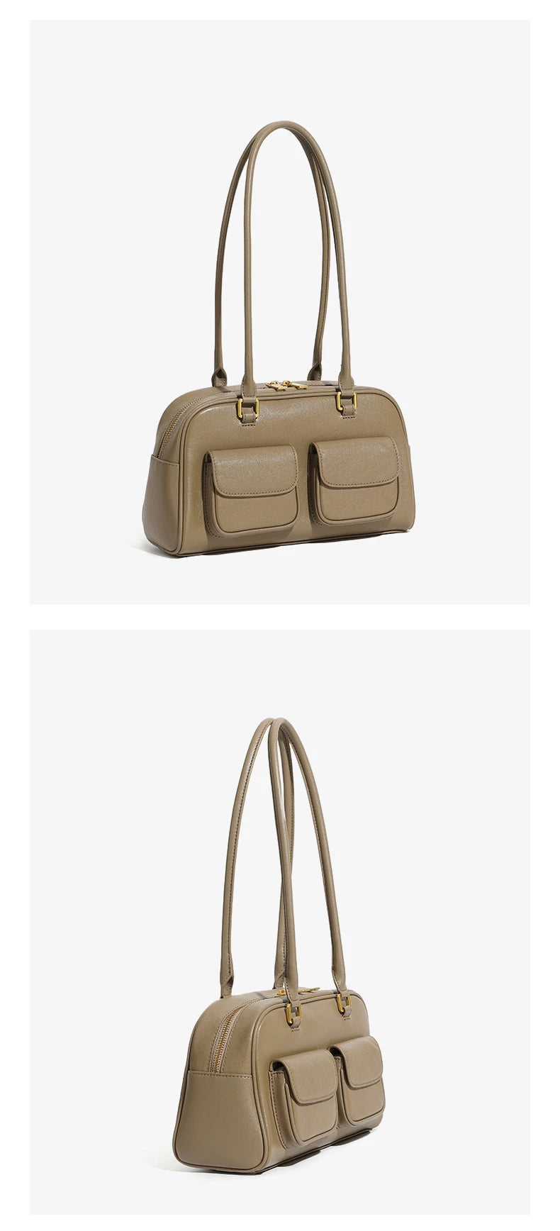 Hifashion Luxury Genuine Leather Underarm Shoulder Bags For Women 2025 Trend Designer Pillow Satchel Tote Office Ladies Handbags