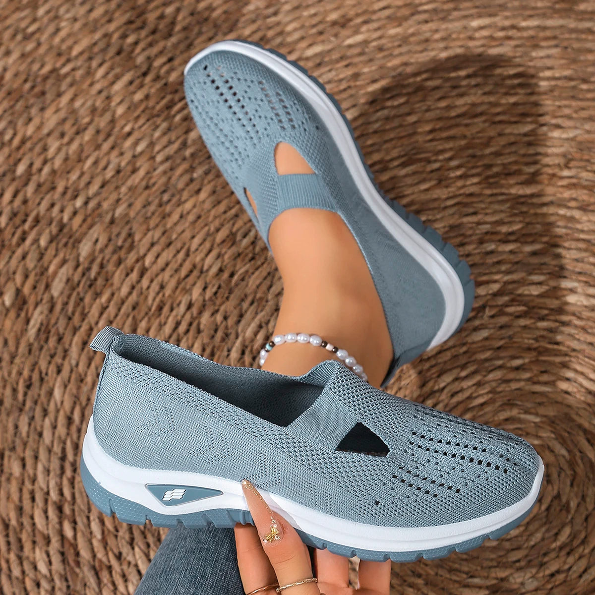 women's summer shoes - casual sneaker, Non-slip sole design, fly-woven upper is more skin-friendly sale shoes with free shipping